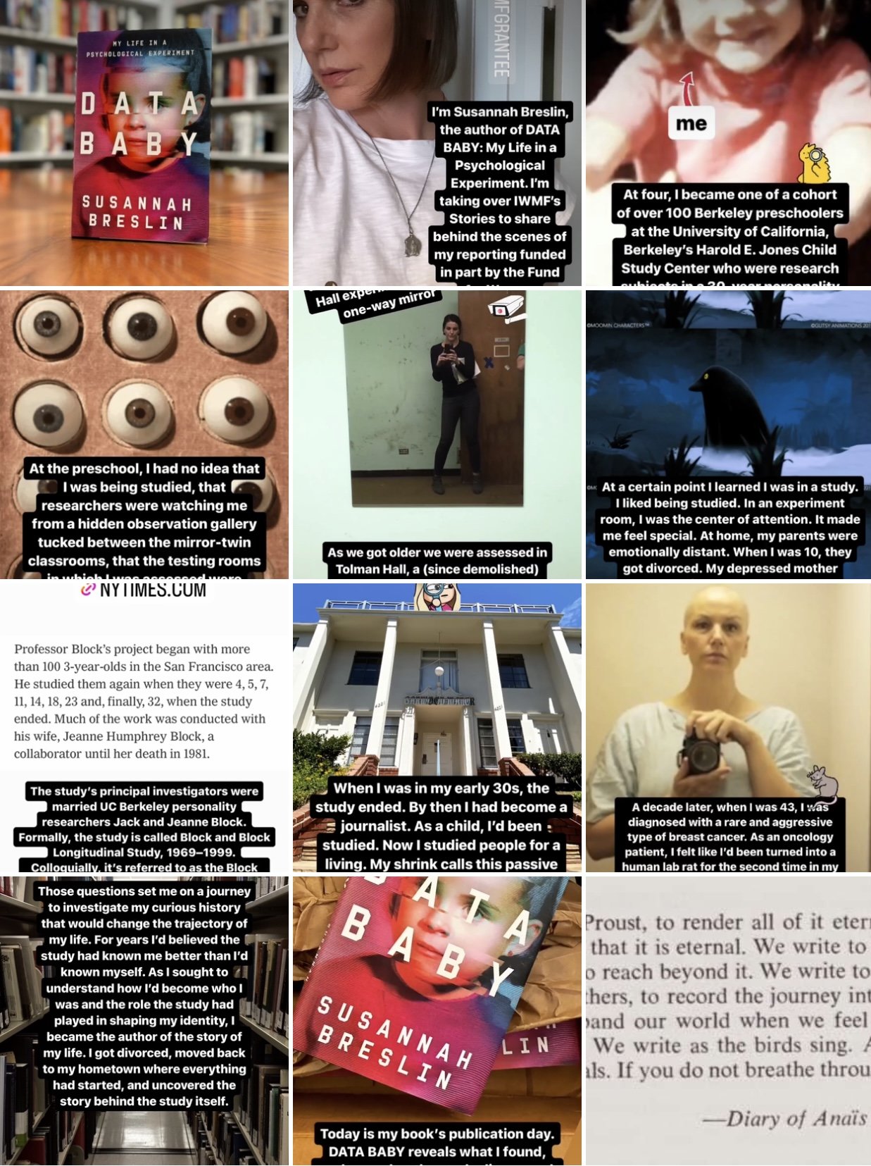 IWMF Instagram Tales Information Baby Takeover — SUSANNAH BRESLIN
