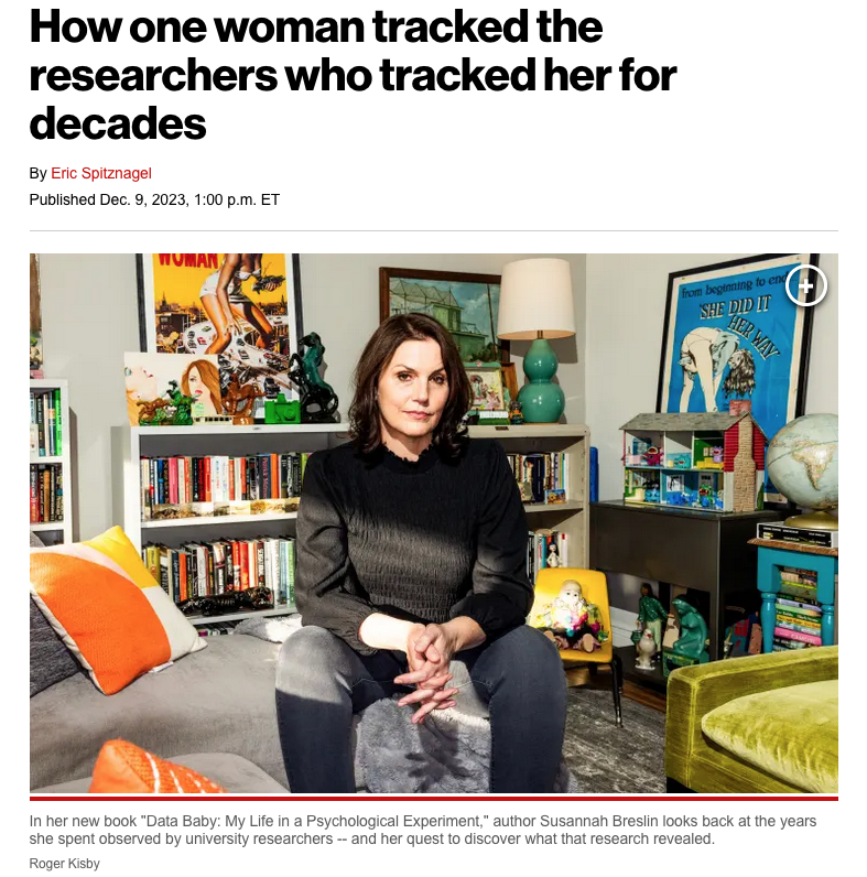 Info Newborn and the story behind it featured in The New York Article — SUSANNAH BRESLIN
