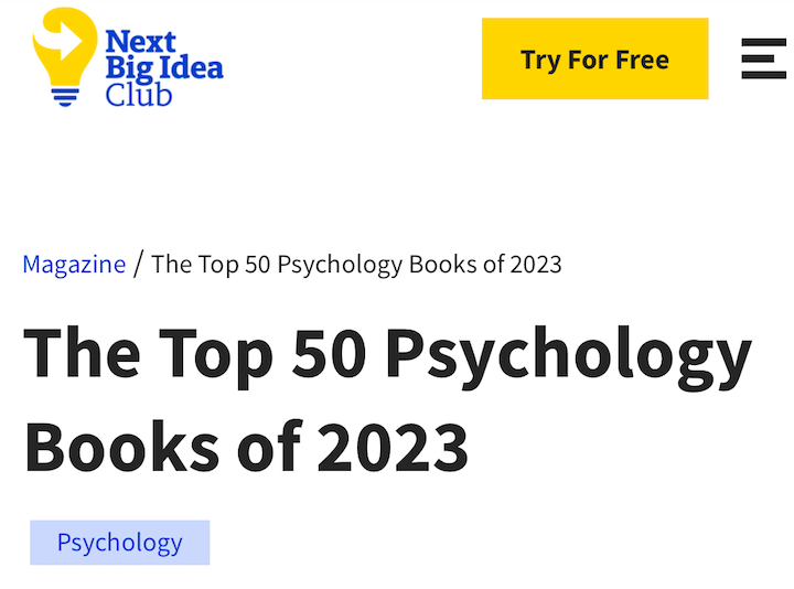 Knowledge Infant Is 1 of the Best Psychology Textbooks of 2023 — SUSANNAH BRESLIN